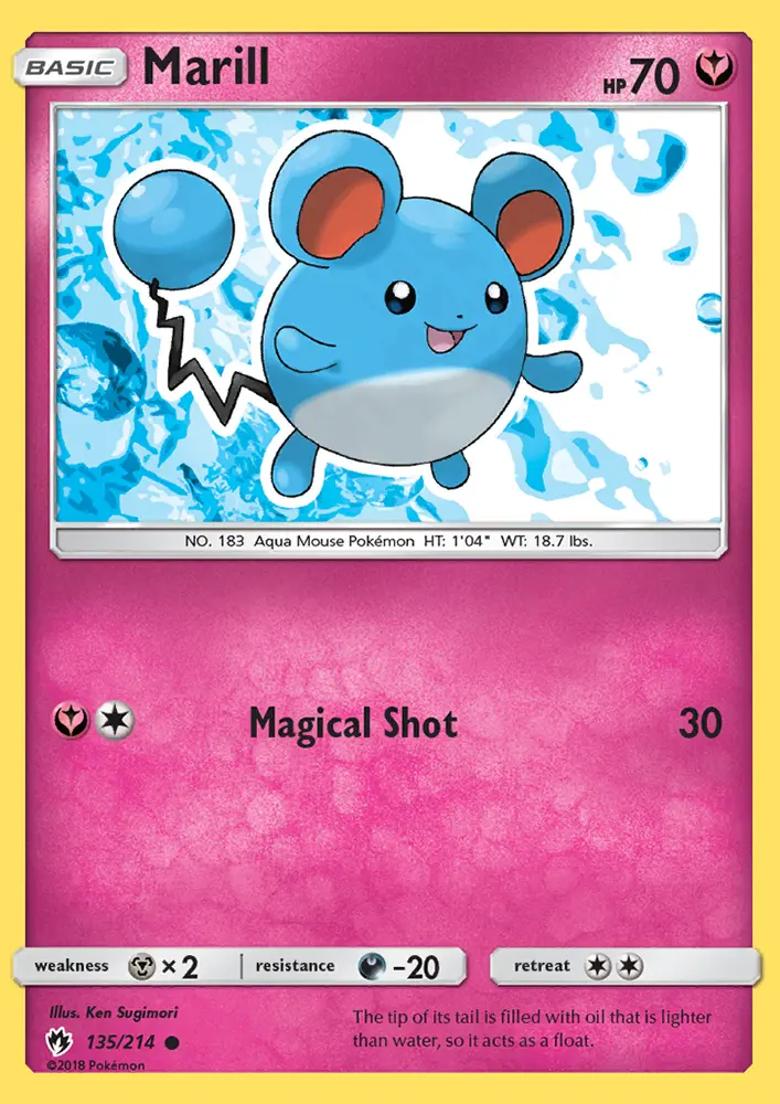 Marill — Lost Thunder card #135