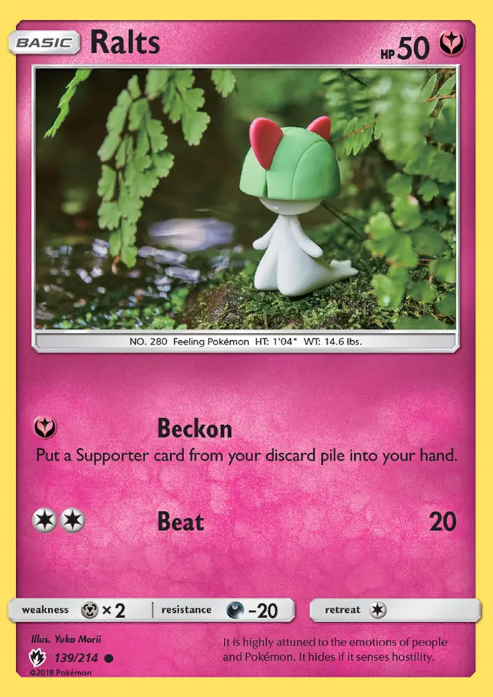 Ralts — Lost Thunder card #139
