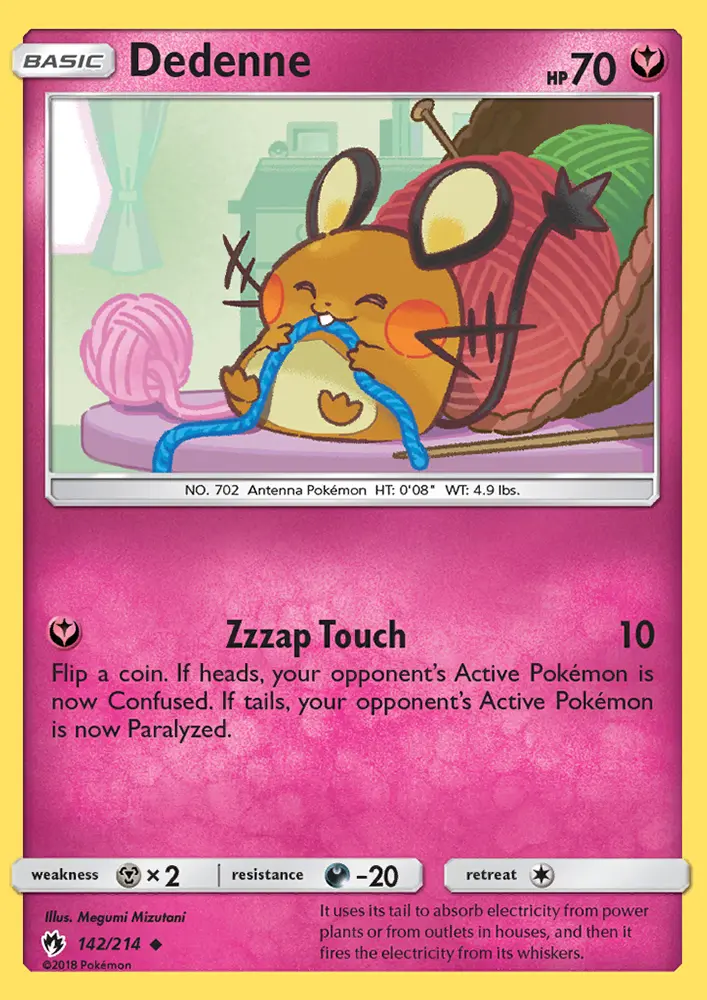 Dedenne — Lost Thunder card #142