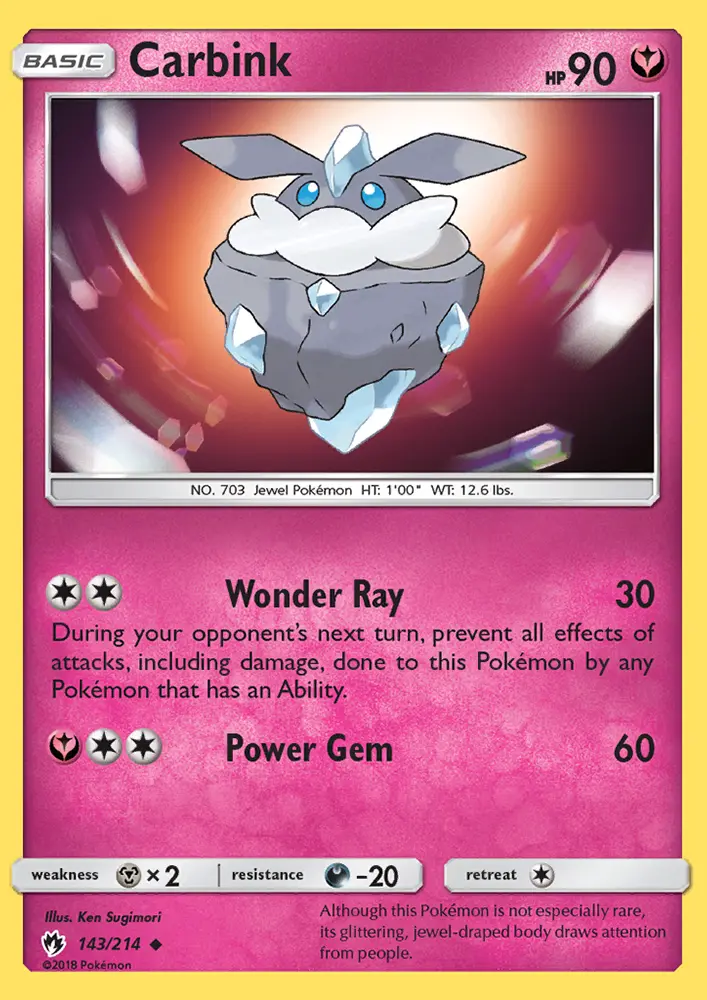 Carbink — Lost Thunder card #143