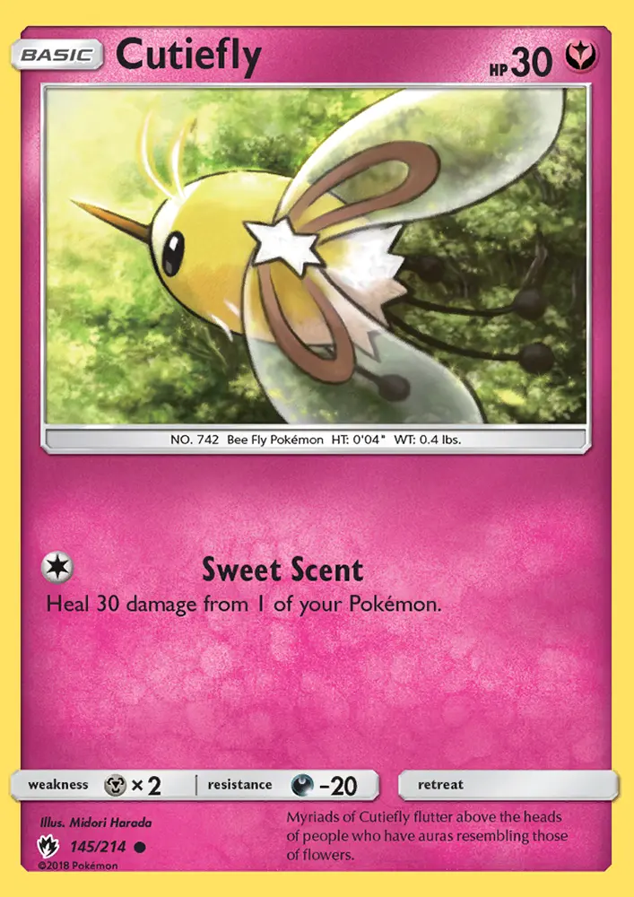 Cutiefly — Lost Thunder card #145