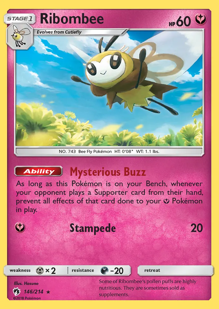 Ribombee — Lost Thunder card #146