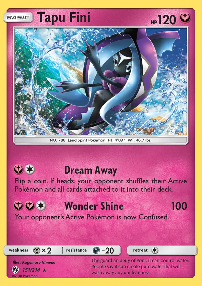 Tapu Fini — Lost Thunder card #151