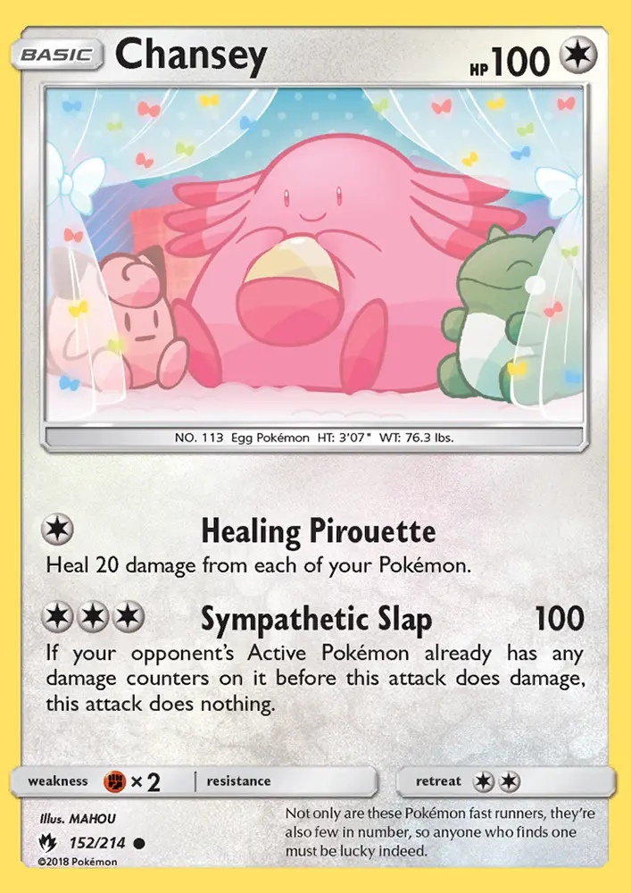Chansey — Lost Thunder card #152