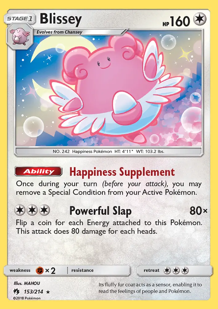 Blissey — Lost Thunder card #153