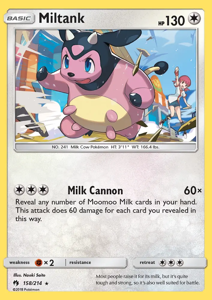 Miltank — Lost Thunder card #158