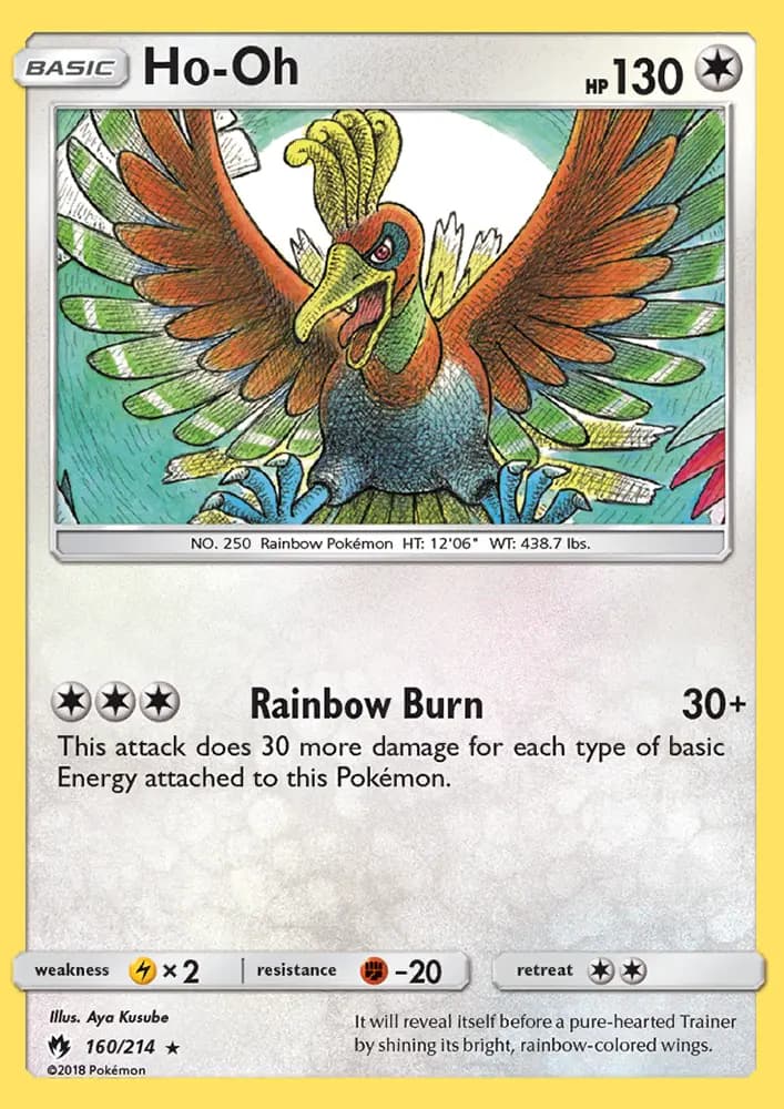 Ho-Oh — Lost Thunder card #160