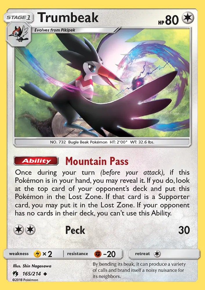 Trumbeak — Lost Thunder card #165
