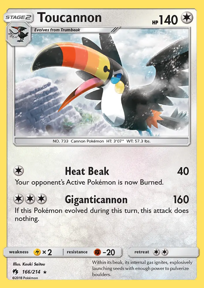 Toucannon — Lost Thunder card #166