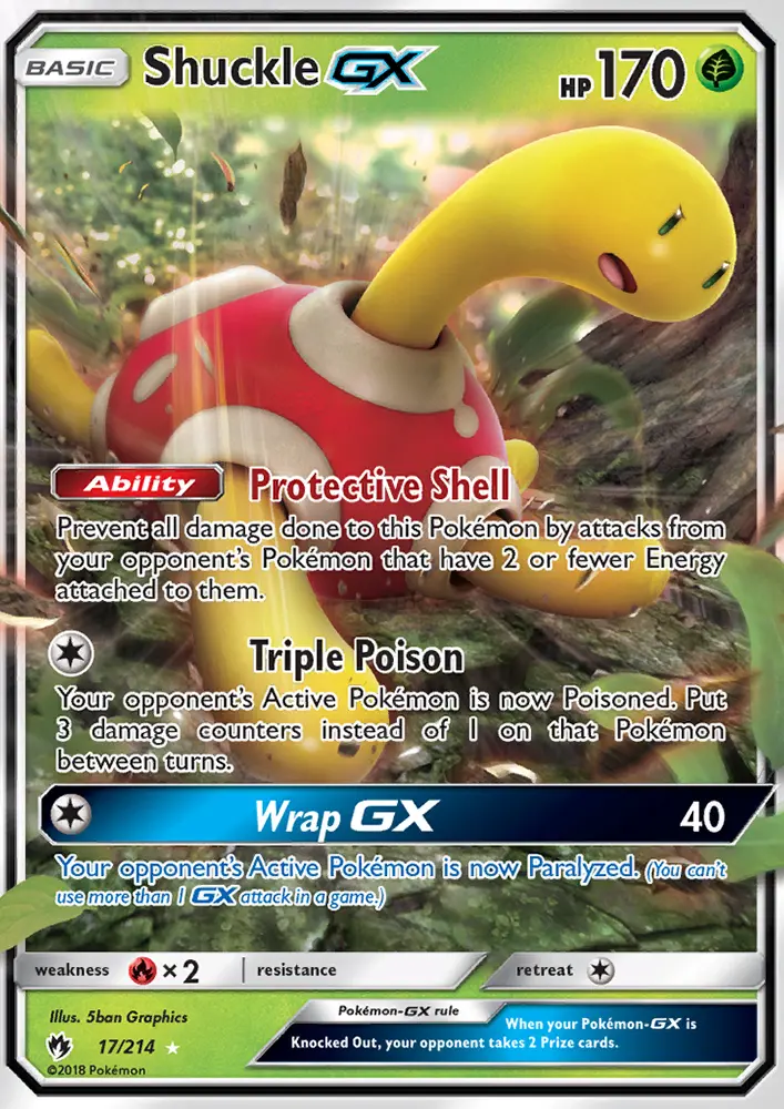 Shuckle GX — Lost Thunder card #17