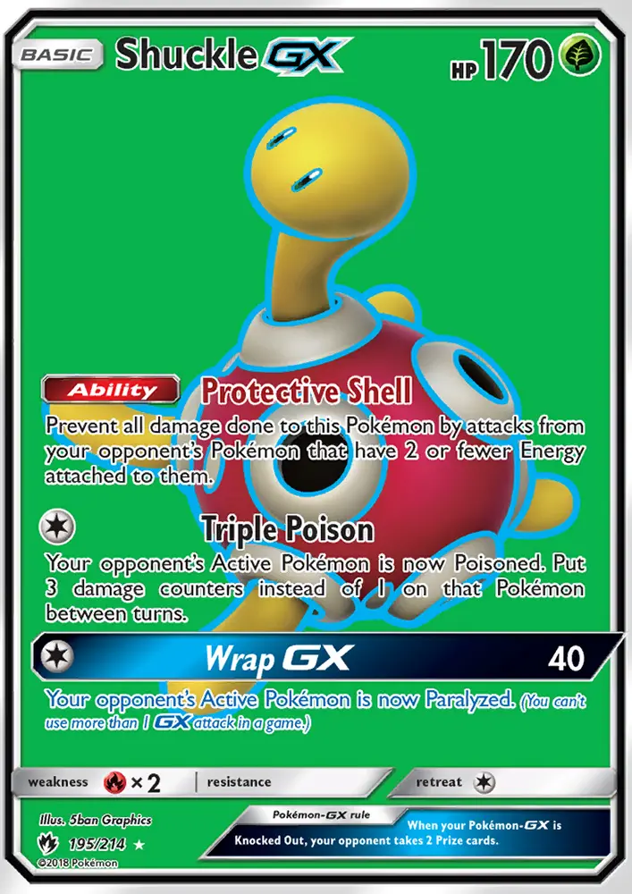 Shuckle GX — Lost Thunder card #195