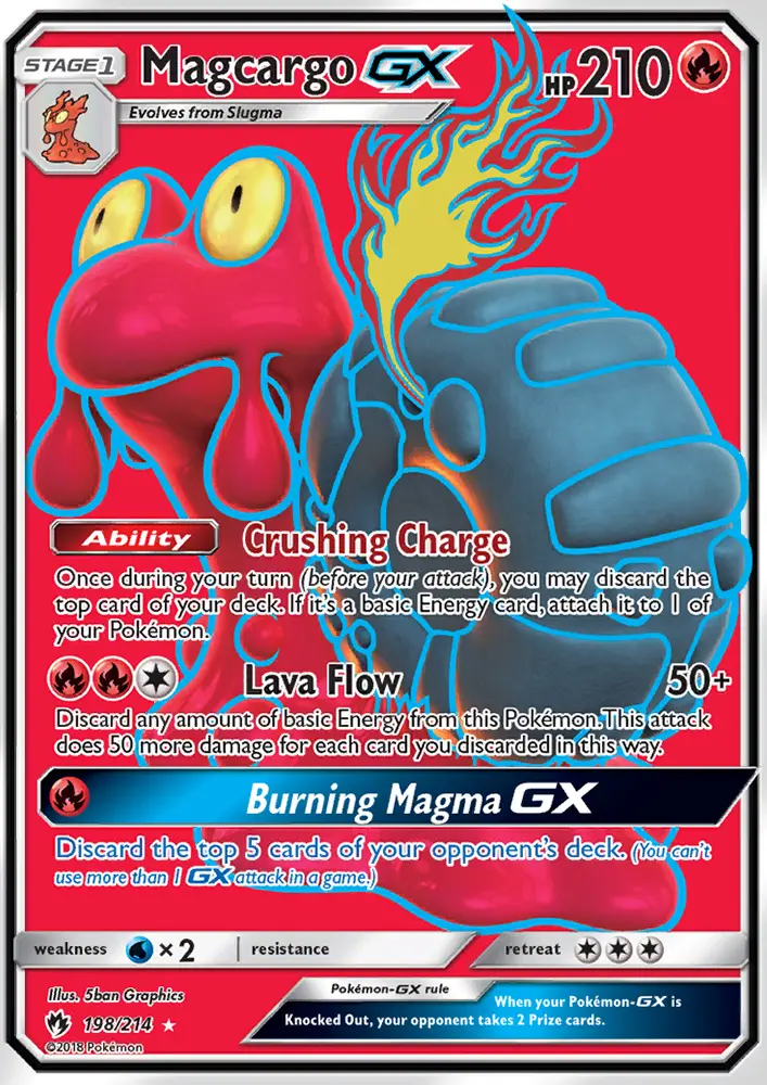 Magcargo GX — Lost Thunder card #198