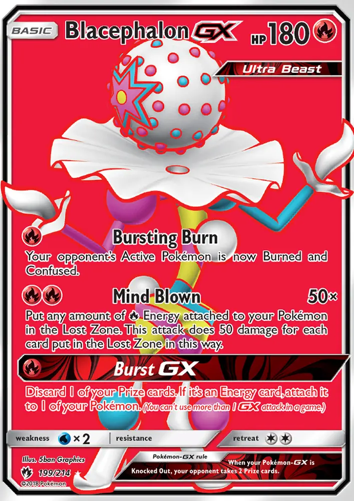 Blacephalon GX — Lost Thunder card #199
