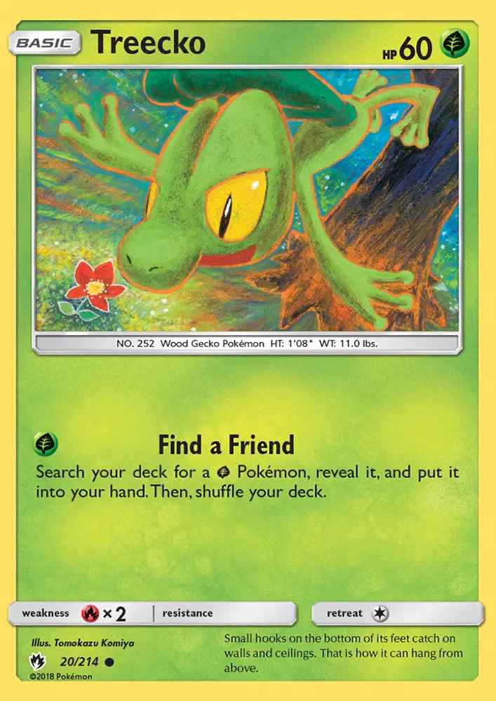 Treecko — Lost Thunder card #20