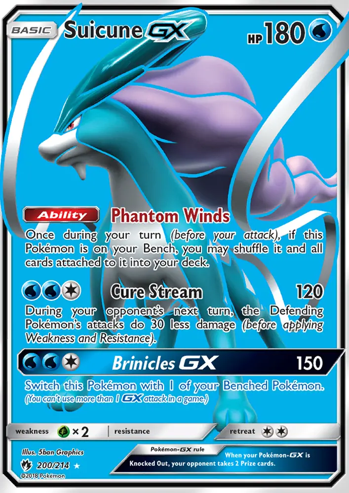 Suicune GX — Lost Thunder card #200