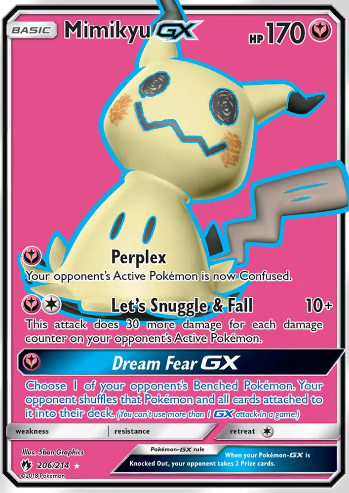 Mimikyu GX — Lost Thunder card #206