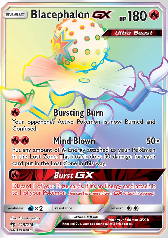 Blacephalon GX — Lost Thunder card #219