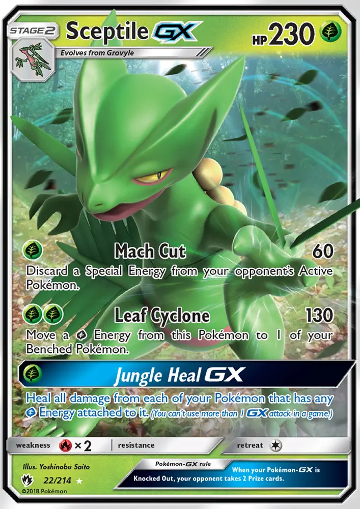 Sceptile GX — Lost Thunder card #22