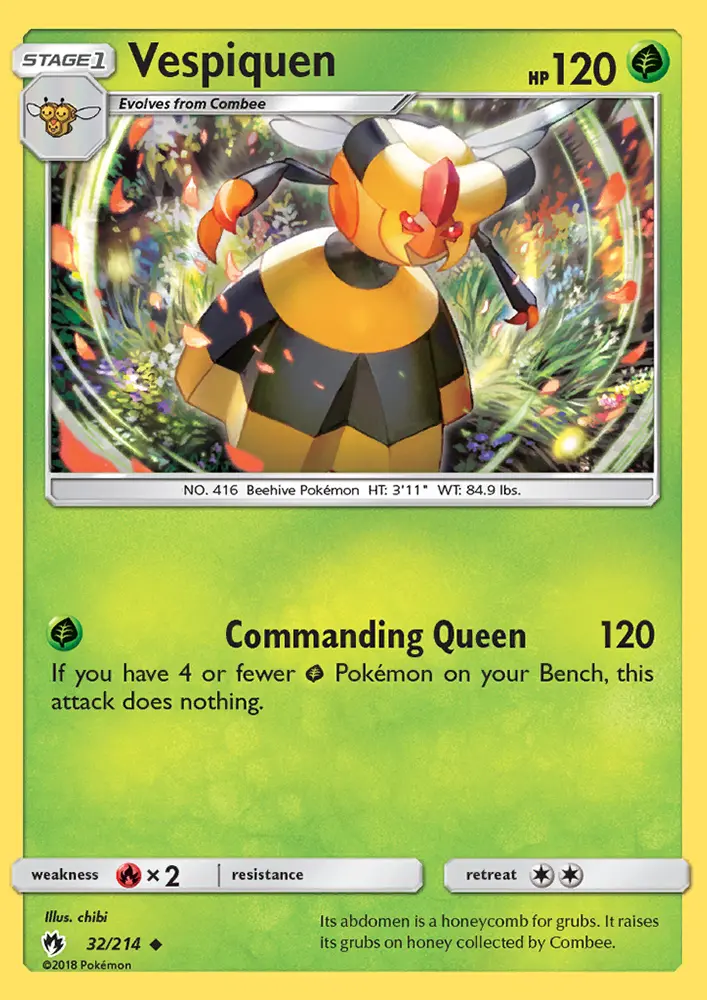 Vespiquen — Lost Thunder card #32