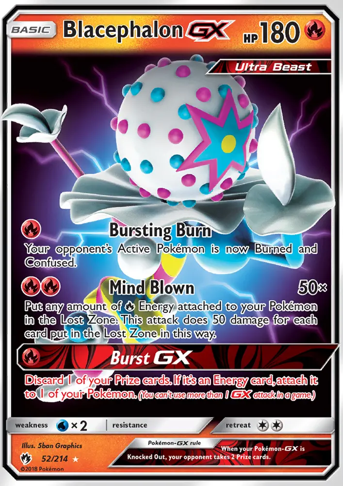 Blacephalon GX — Lost Thunder card #52