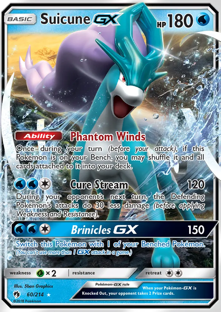 Suicune GX — Lost Thunder card #60