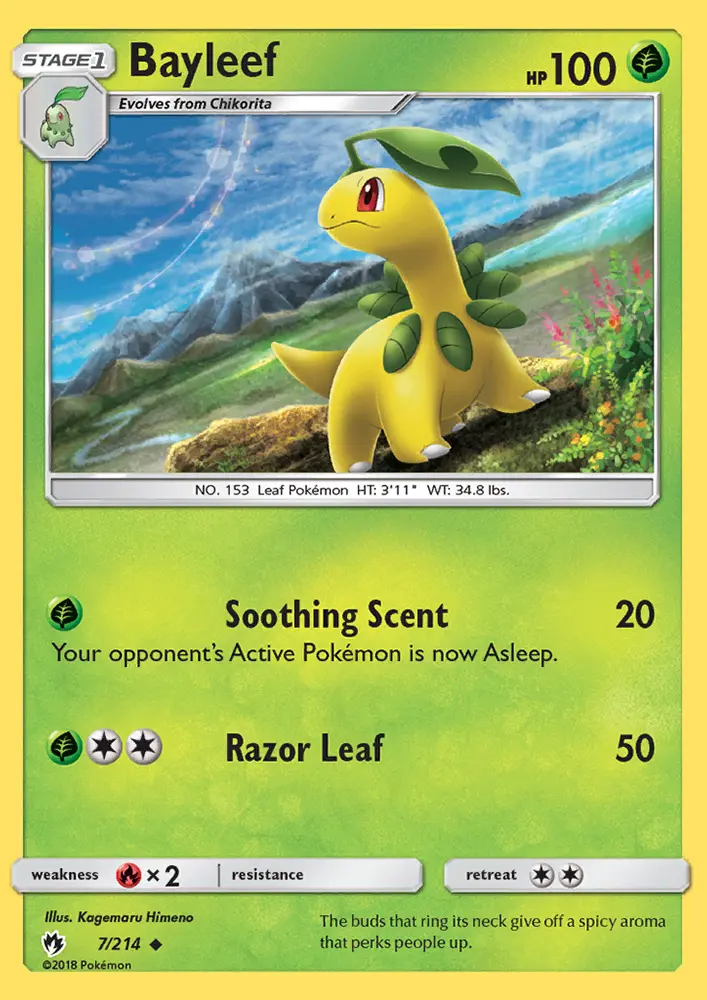 Bayleef — Lost Thunder card #7