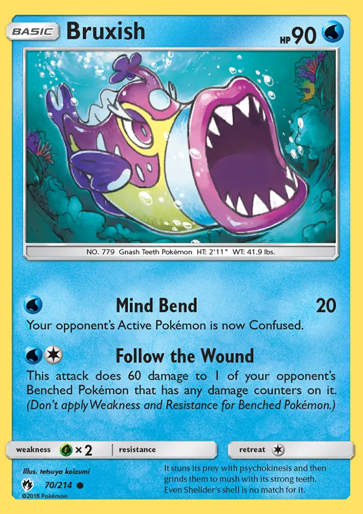 Bruxish — Lost Thunder card #70