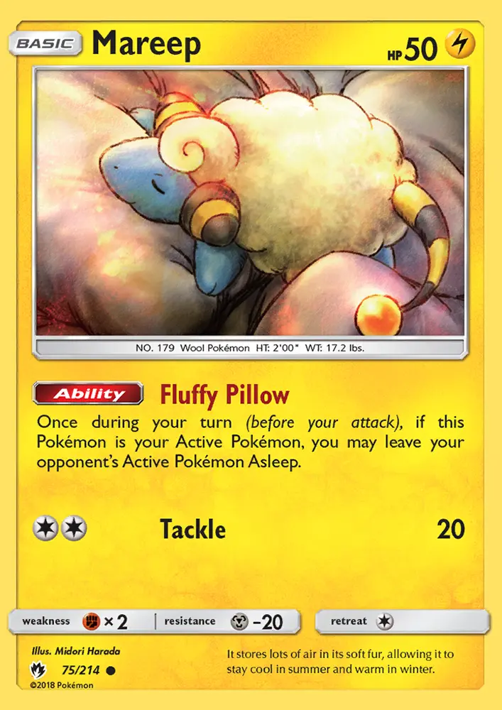 Mareep — Lost Thunder card #75
