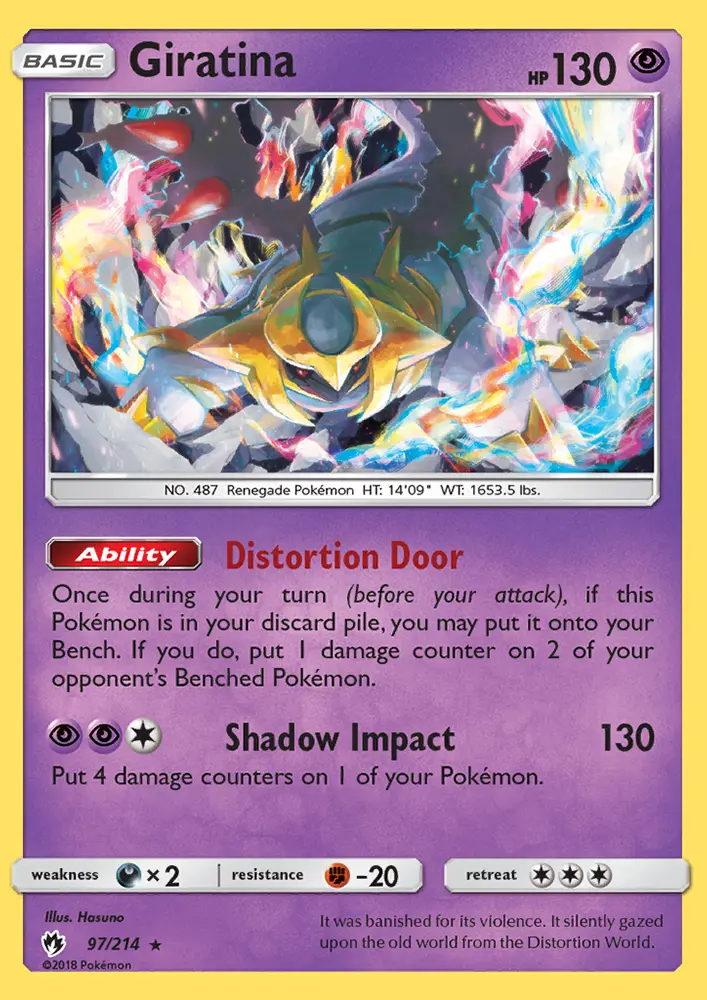 Giratina — Lost Thunder card #97