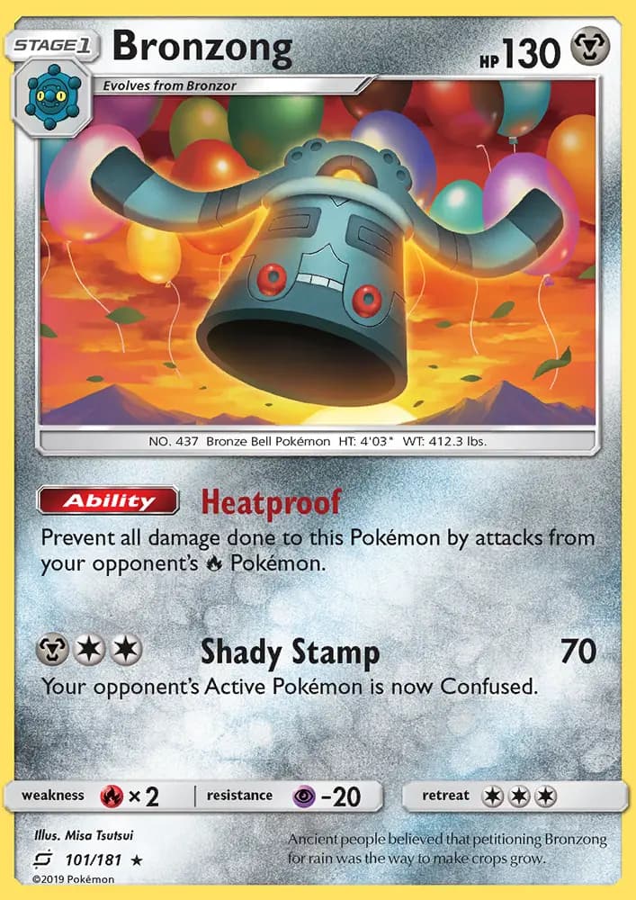 Bronzong — Team Up card #101