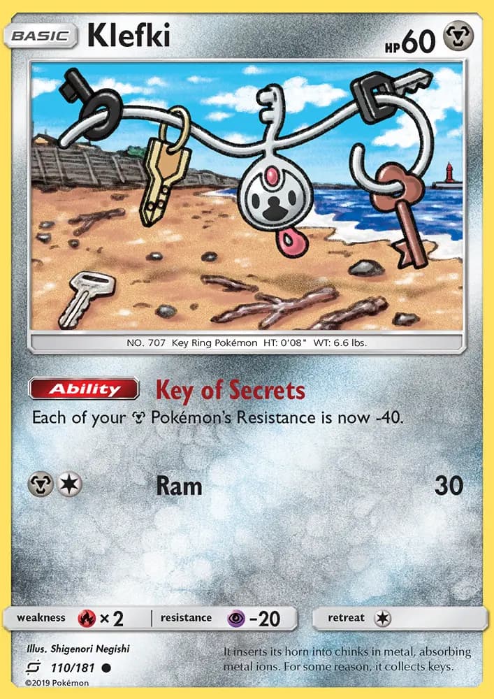 Klefki — Team Up card #110