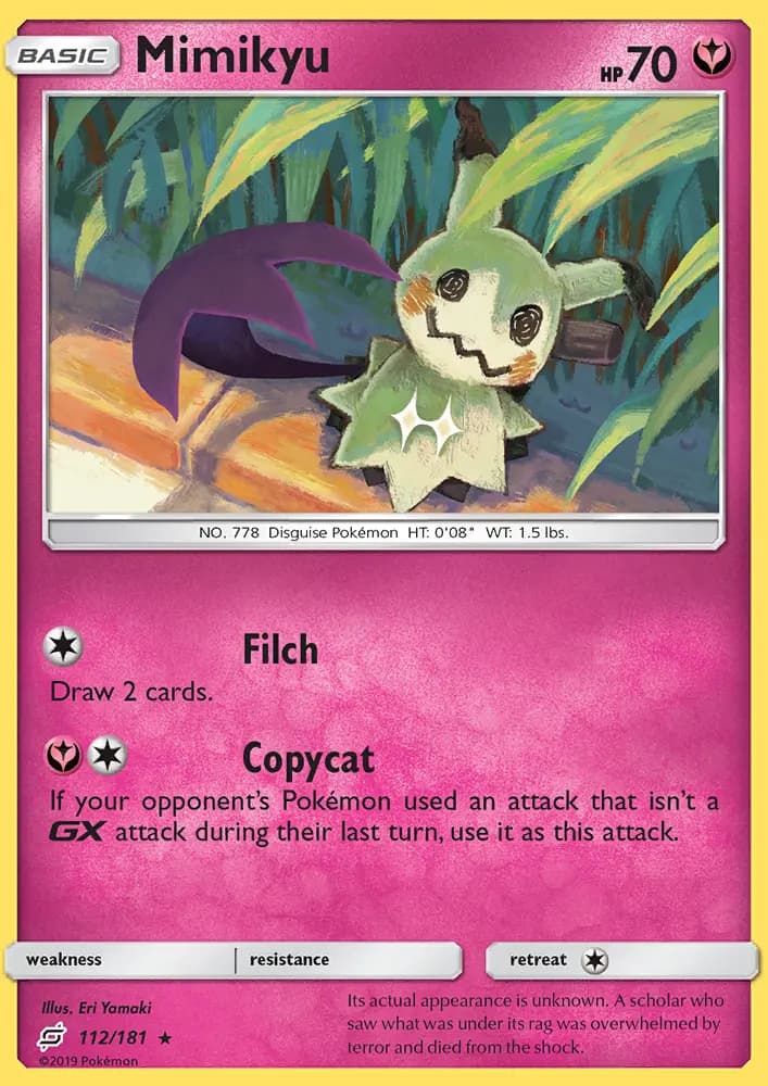 Mimikyu — Team Up card #112