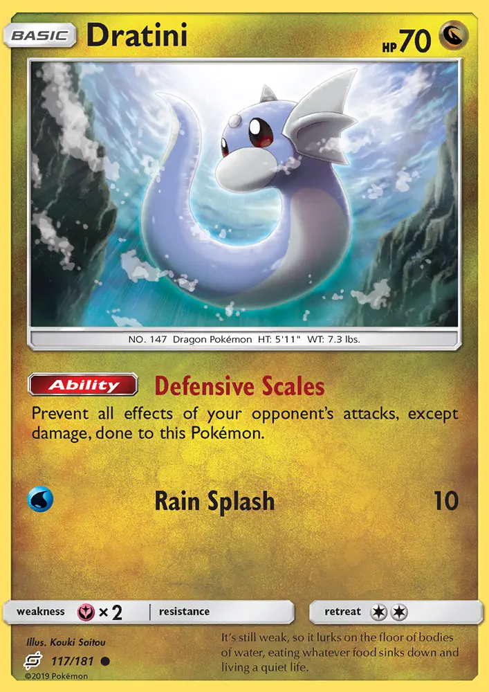 Dratini — Team Up card #117