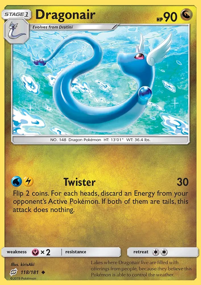 Dragonair — Team Up card #118