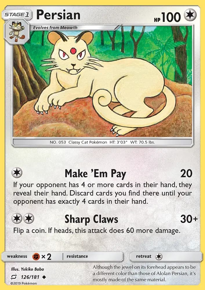 Persian — Team Up card #126