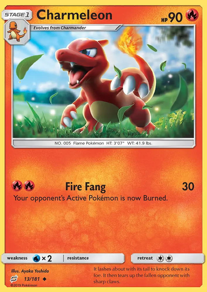 Charmeleon — Team Up card #13