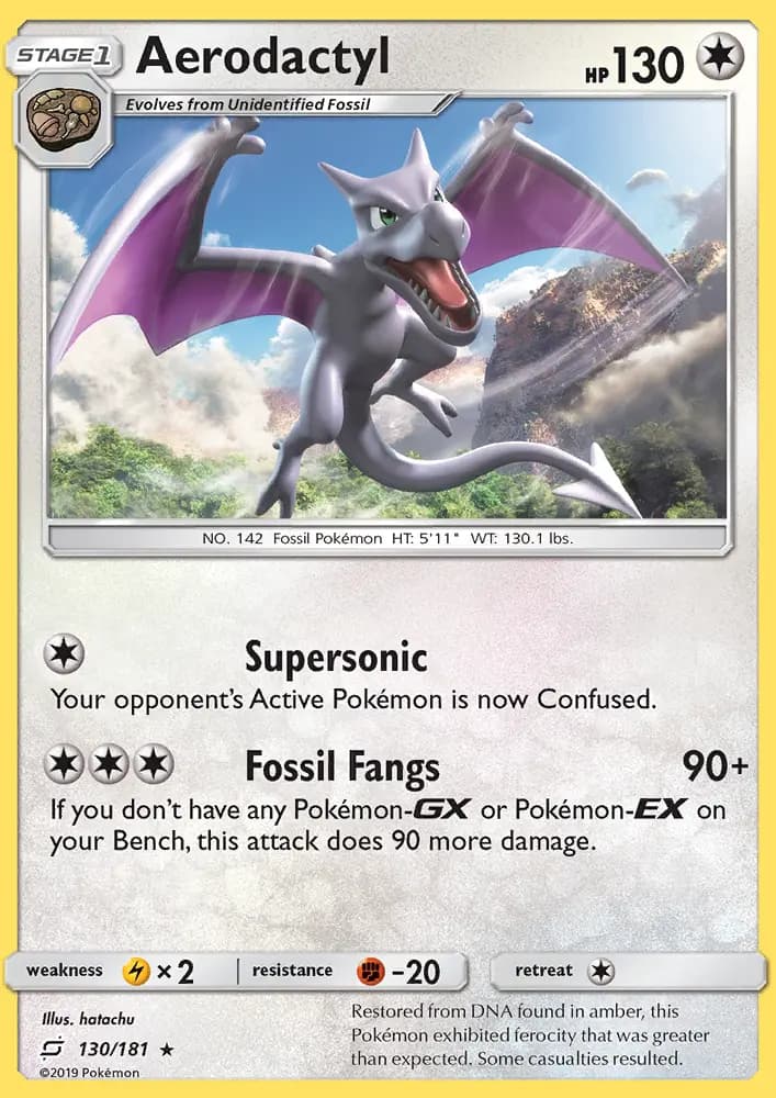 Aerodactyl — Team Up card #130