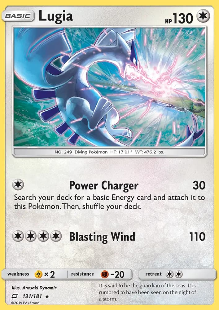 Lugia — Team Up card #131