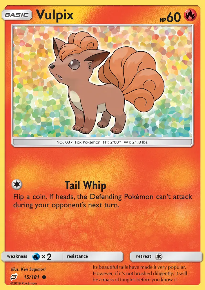 Vulpix — Team Up card #15