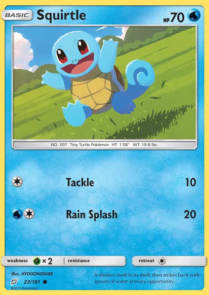 Squirtle — Team Up card #23