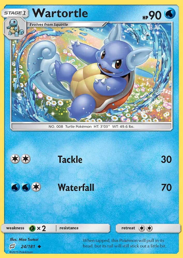 Wartortle — Team Up card #24