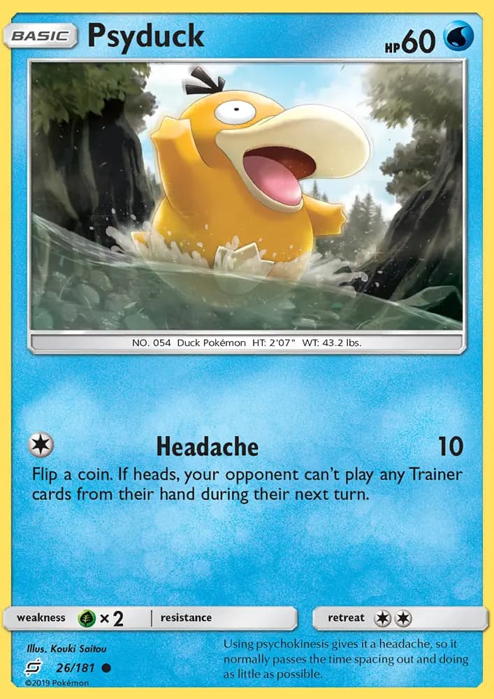 Psyduck — Team Up card #26