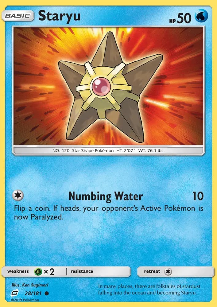 Staryu — Team Up card #28