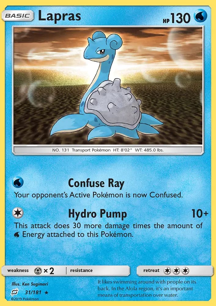 Lapras — Team Up card #31