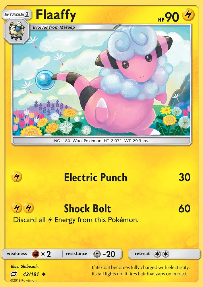 Flaaffy — Team Up card #42