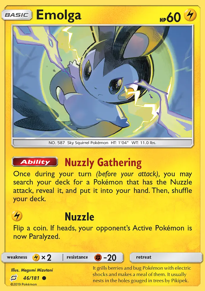 Emolga — Team Up card #46