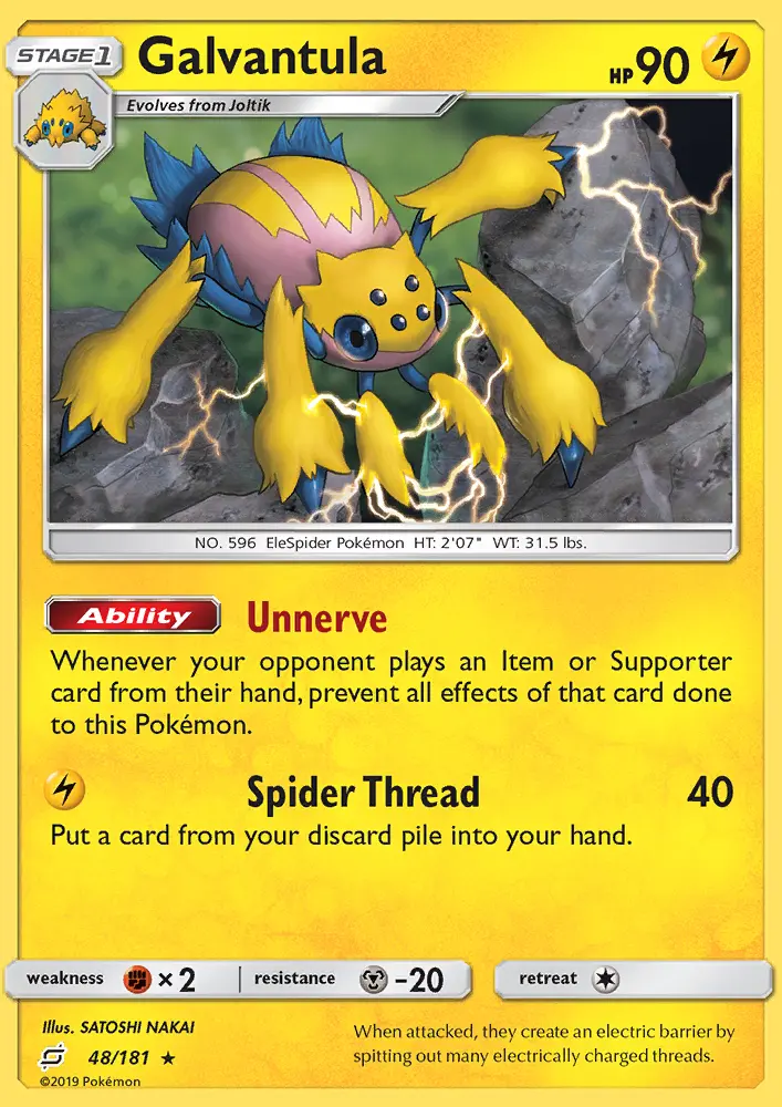 Galvantula — Team Up card #48