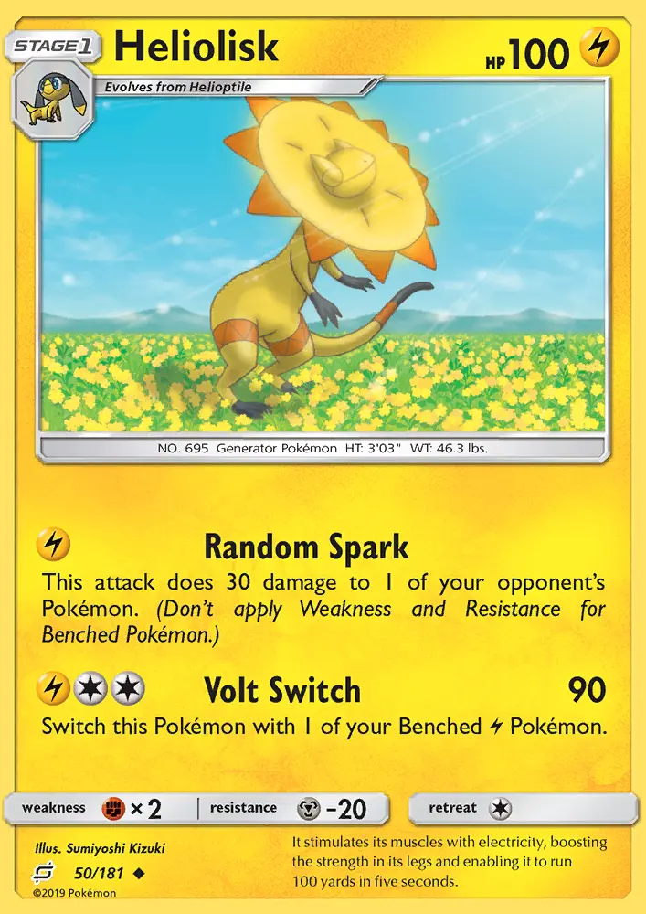 Heliolisk — Team Up card #50