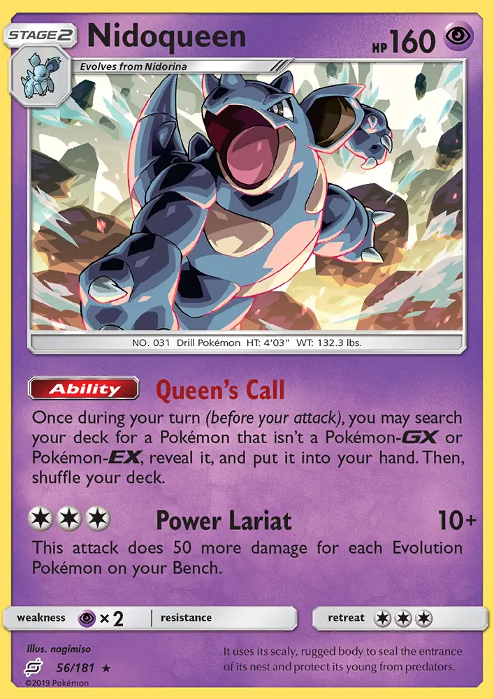 Nidoqueen — Team Up card #56