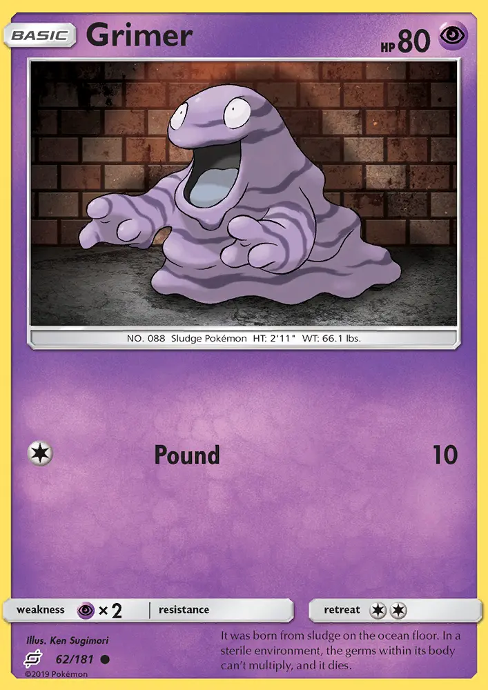 Grimer — Team Up card #62